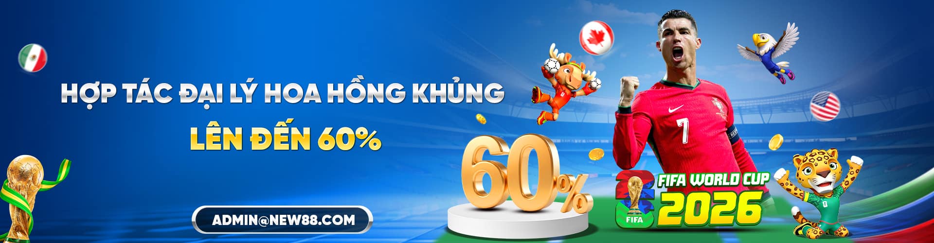 Hợp Tác Đại Lý Cùng New88 Thưởng Lớn
